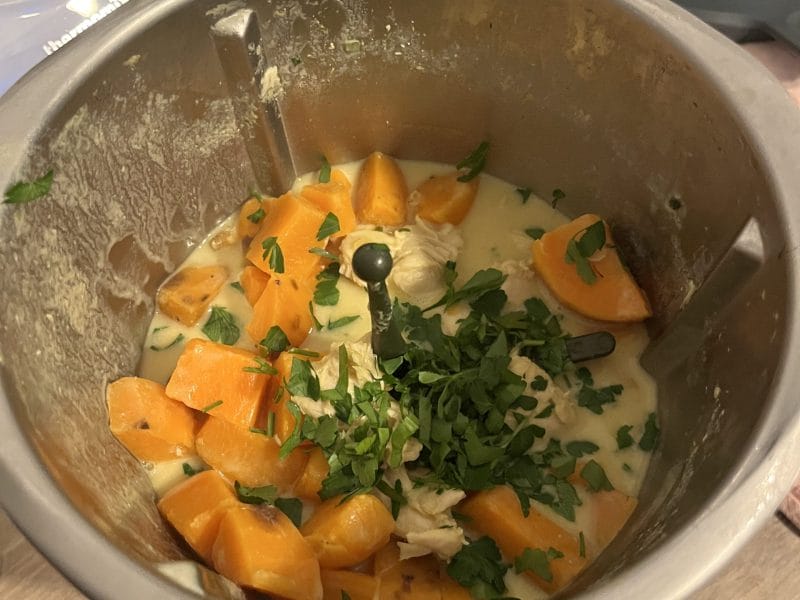 Cliquez pour zoomer ! Curry de poulet aux patates douces Thermomix par chococlara