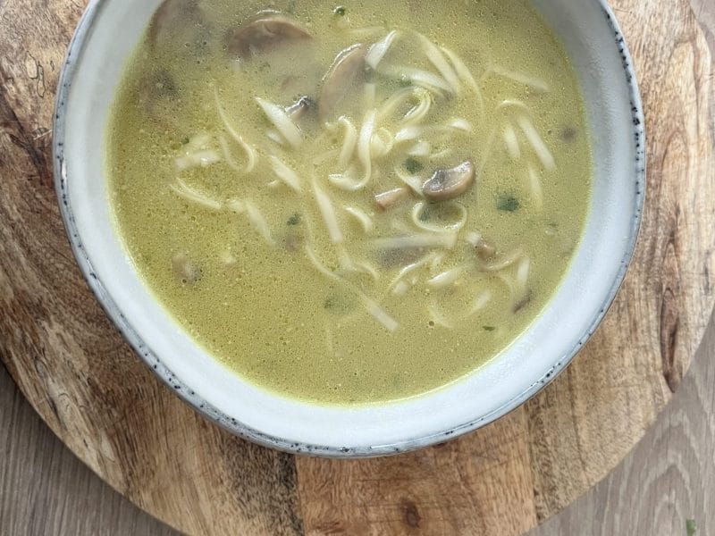 Cliquez pour zoomer ! Soupe curry-coco aux champignons Thermomix par chococlara