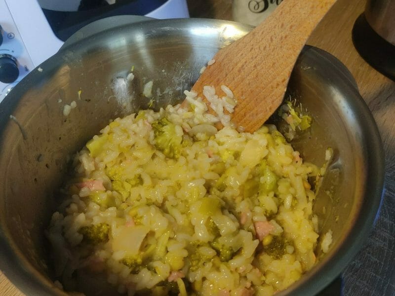 Cliquez pour zoomer ! Risotto poireaux et lardons Thermomix par larebelle