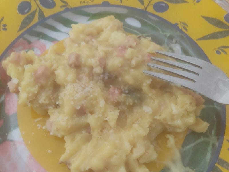 Cliquez pour zoomer ! Risotto de coquillettes Thermomix par larebelle