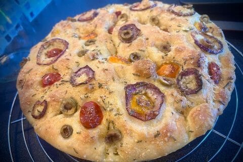 Cliquez pour zoomer ! Focaccia Thermomix par Olivier17