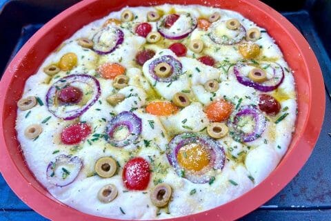Cliquez pour zoomer ! Focaccia Thermomix par Olivier17
