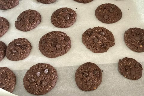 Cliquez pour zoomer ! Cookies avoine et chocolat Thermomix par mamycook