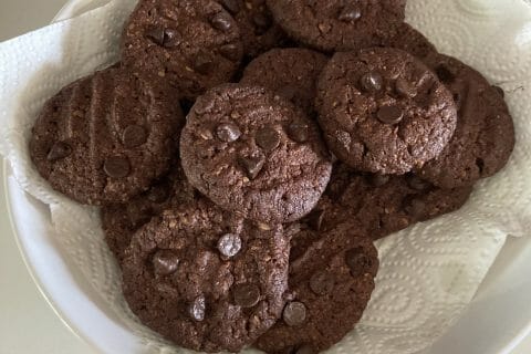 Cliquez pour zoomer ! Cookies avoine et chocolat Thermomix par mamycook