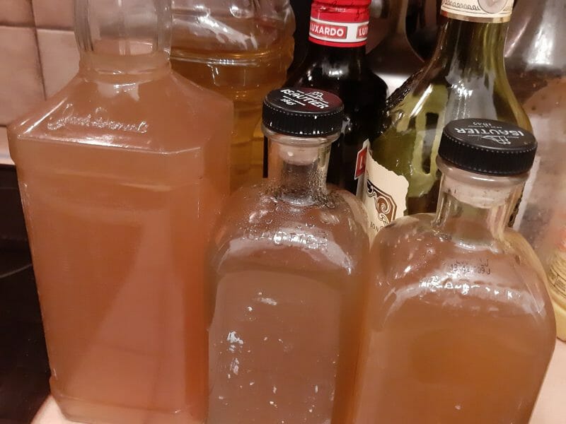 Liqueur de pommes au Thermomix Cookomix