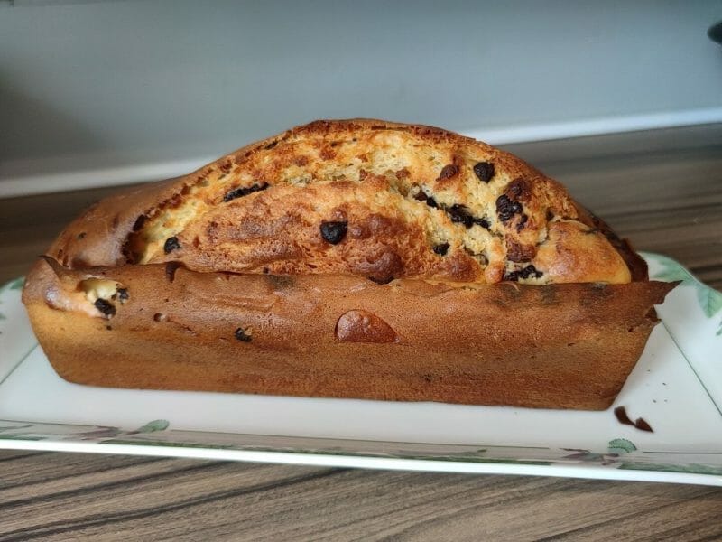 Cliquez pour zoomer ! Plum cake aux pépites de chocolat Thermomix par lemonclr