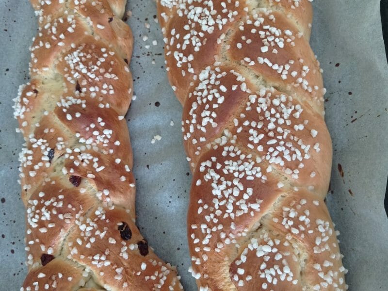 Cliquez pour zoomer ! Brioche tressée à la mie filante Thermomix par corinne_302