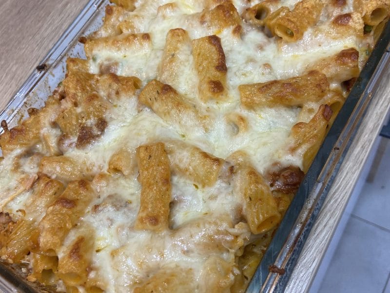 Cliquez pour zoomer ! Rigatoni al forno Thermomix par aurelie38230
