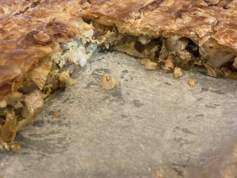 Cliquez pour zoomer ! Tourte au poulet et aux champignons Thermomix par aurelie38230