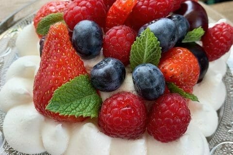 Cliquez pour zoomer ! Mini pavlova aux fraises Thermomix par daniel14