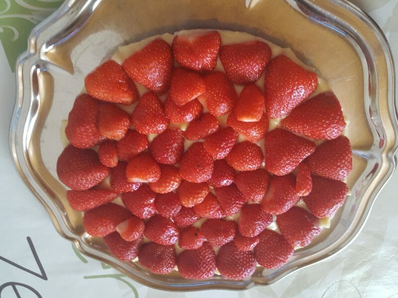 Cliquez pour zoomer ! Tarte aux fraises sans cuisson Thermomix par Vero