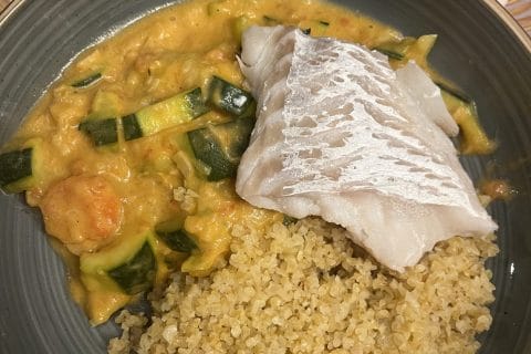 Cliquez pour zoomer ! Curry de courgettes au lait de coco Thermomix par lilineco