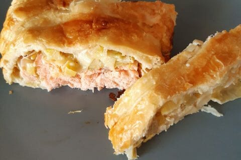 Cliquez pour zoomer ! Feuilleté saumon et poireaux Thermomix par julie_frn