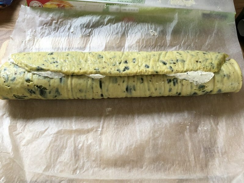 Cliquez pour zoomer ! Roulé aux courgettes et au saumon fumé Thermomix par corinne_304