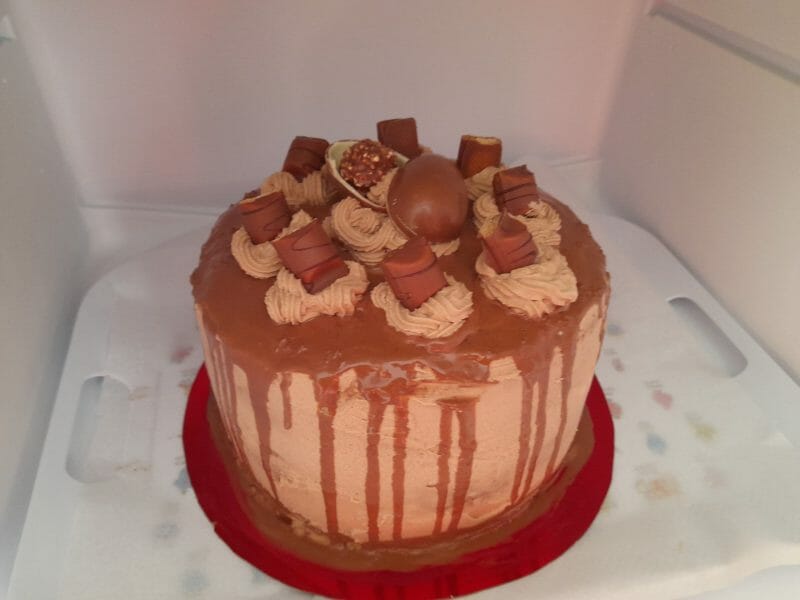 Cliquez pour zoomer ! Layer cake Kinder Bueno Thermomix par sevalou