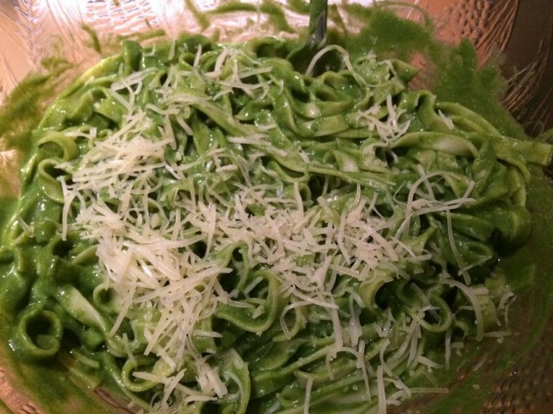 Cliquez pour zoomer ! Tagliatelles à la crème d’épinards Thermomix par Karinette35