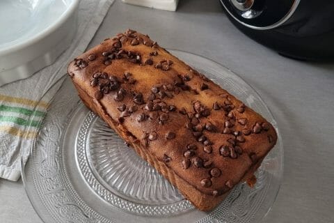 Cliquez pour zoomer ! Cake banane et pépites de chocolat Thermomix par vanessa_529