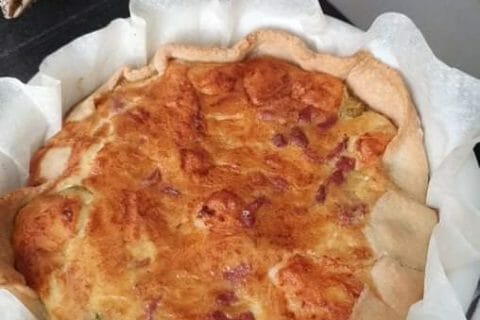 Cliquez pour zoomer ! Quiche aux choux de Bruxelles et lardons Thermomix par vanessa_529