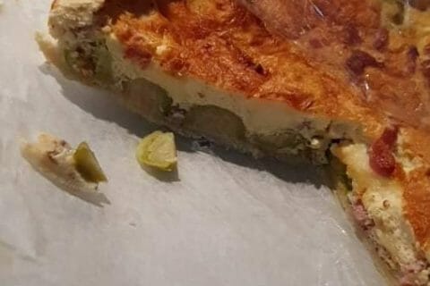 Cliquez pour zoomer ! Quiche aux choux de Bruxelles et lardons Thermomix par vanessa_529