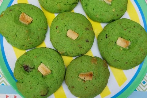 Cliquez pour zoomer ! Cookies pistache, chocolat blanc et cranberries Thermomix par sashka