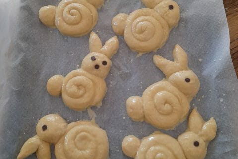 Cliquez pour zoomer ! Brioches lapin de Pâques Thermomix par pongobob83