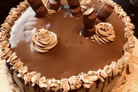 Cliquez pour zoomer ! Layer cake Kinder Bueno Thermomix par Gusto