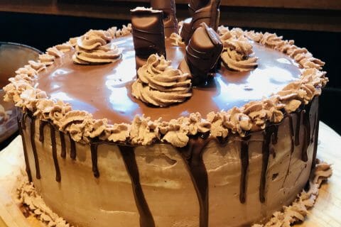 Cliquez pour zoomer ! Layer cake Kinder Bueno Thermomix par Gusto