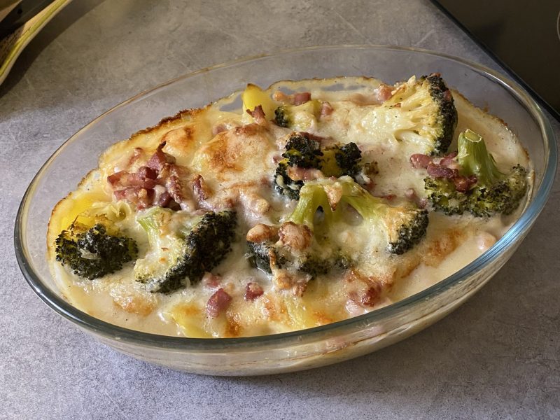 Cliquez pour zoomer ! Gratin de pommes de terre et brocolis Thermomix par boissieu