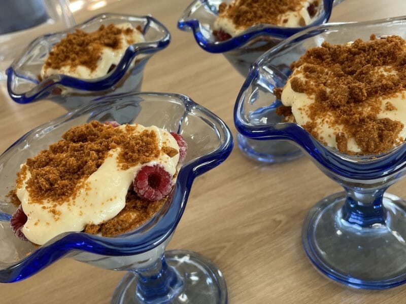 Cliquez pour zoomer ! Tiramisu aux framboises et spéculoos Thermomix par jhanna