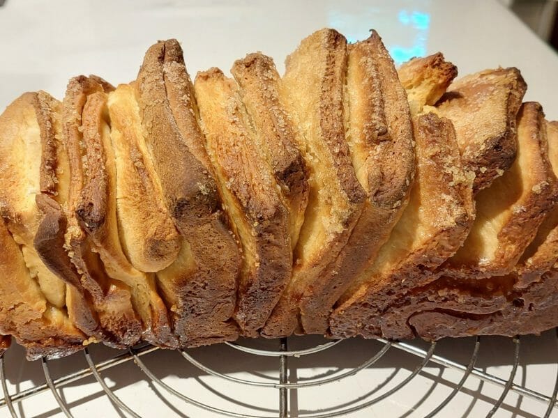 Cliquez pour zoomer ! Brioche à effeuiller à la cannelle Thermomix par claire68290