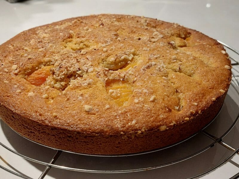Cliquez pour zoomer ! Gâteau moelleux aux abricots Thermomix par claire68290