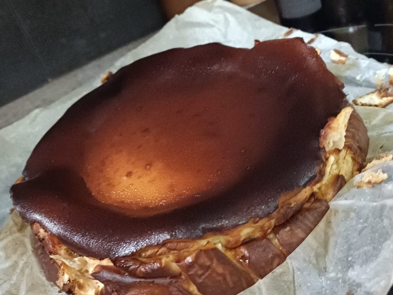 Cliquez pour zoomer ! Cheesecake basque Thermomix par ams54