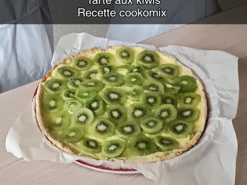 Cliquez pour zoomer ! Tarte aux kiwis Thermomix par ams54