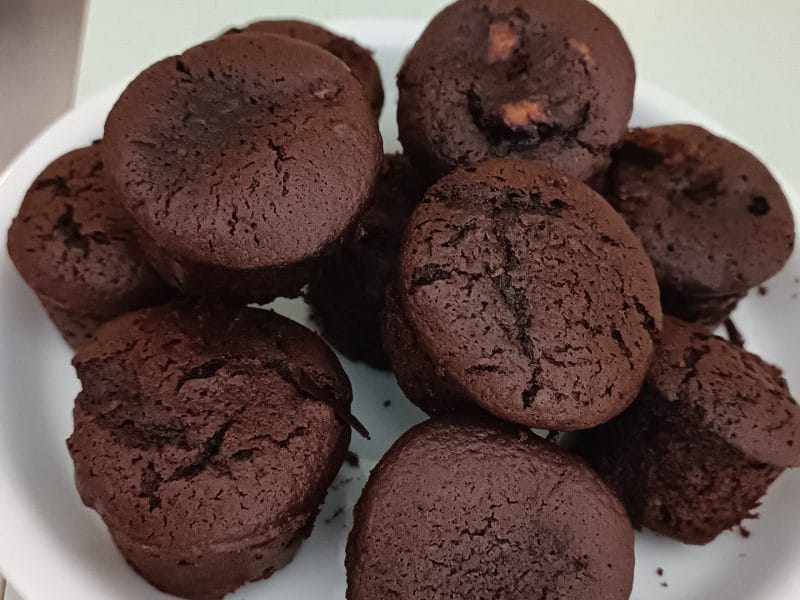 Cliquez pour zoomer ! Fondants chocolat coeur coco Thermomix par ams54