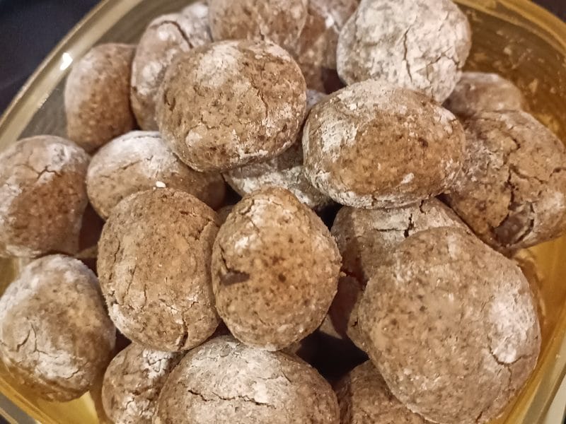 Cliquez pour zoomer ! Boules au chocolat Thermomix par ams54