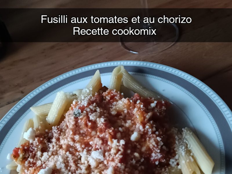 Cliquez pour zoomer ! Fusilli aux tomates et au chorizo Thermomix par ams54