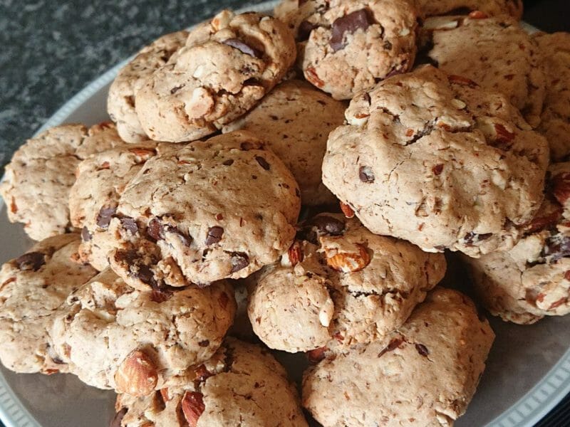 Cliquez pour zoomer ! Cookies amandes et noix Thermomix par ams54