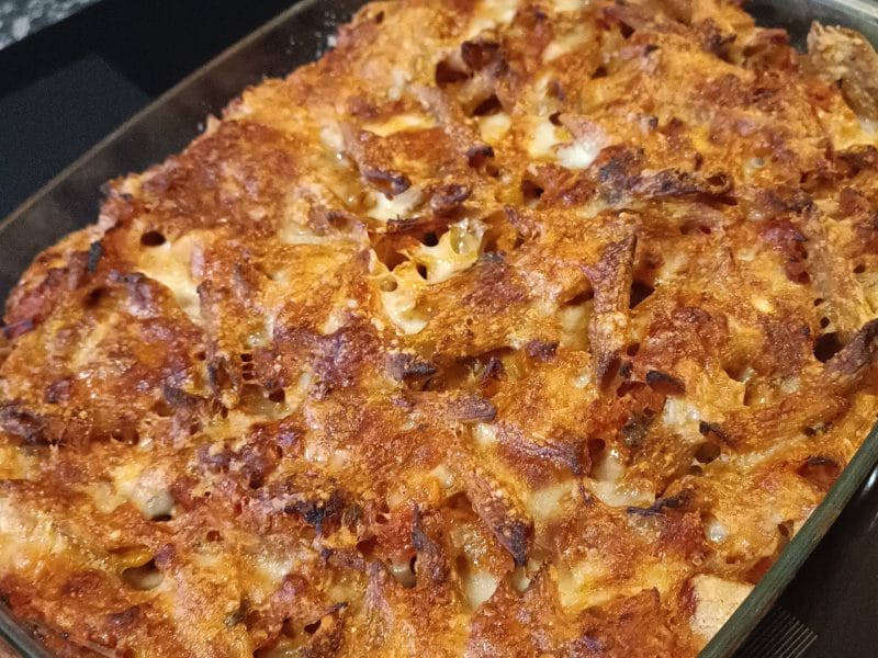 Cliquez pour zoomer ! Pâtes sauce aux poivrons grillés Thermomix par ams54