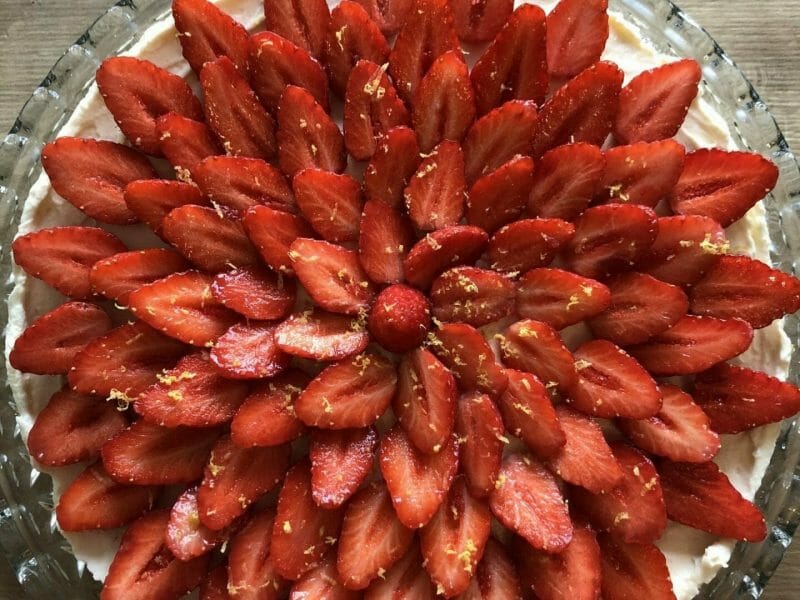 Cliquez pour zoomer ! Tarte aux fraises sans cuisson Thermomix par elodie_1039