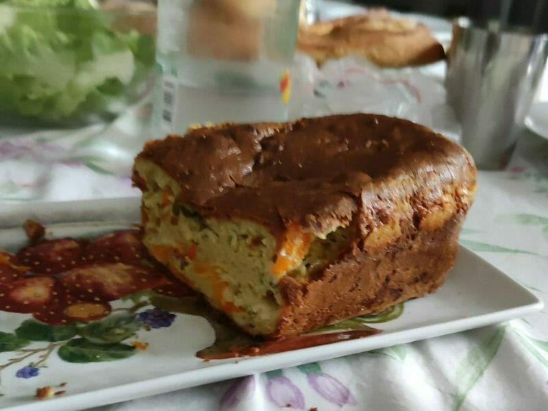 Cliquez pour zoomer ! Cake aux poivrons, fêta et olives Thermomix par crouniz