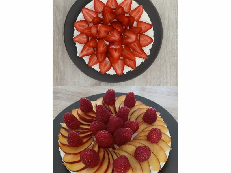 Cliquez pour zoomer ! Tarte aux fraises sans cuisson Thermomix par morgane2mars