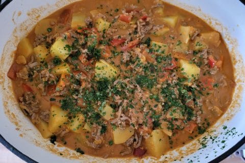 Cliquez pour zoomer ! Boeuf aux poivrons et pommes de terre Thermomix par tatasimone