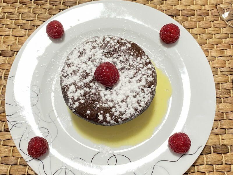 Cliquez pour zoomer ! Moelleux au chocolat cœur fondant Thermomix par Drina-7