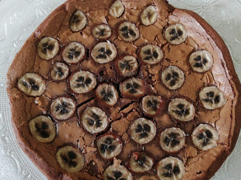 Cliquez pour zoomer ! Brownie fondant choco-banane Thermomix par Catherinepajaud