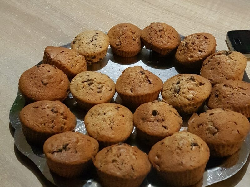 Cliquez pour zoomer ! Muffins aux pépites de chocolat Thermomix par emiliebreton