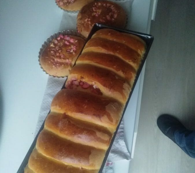 Cliquez pour zoomer ! Brioche aux pralines roses Thermomix par philingfr