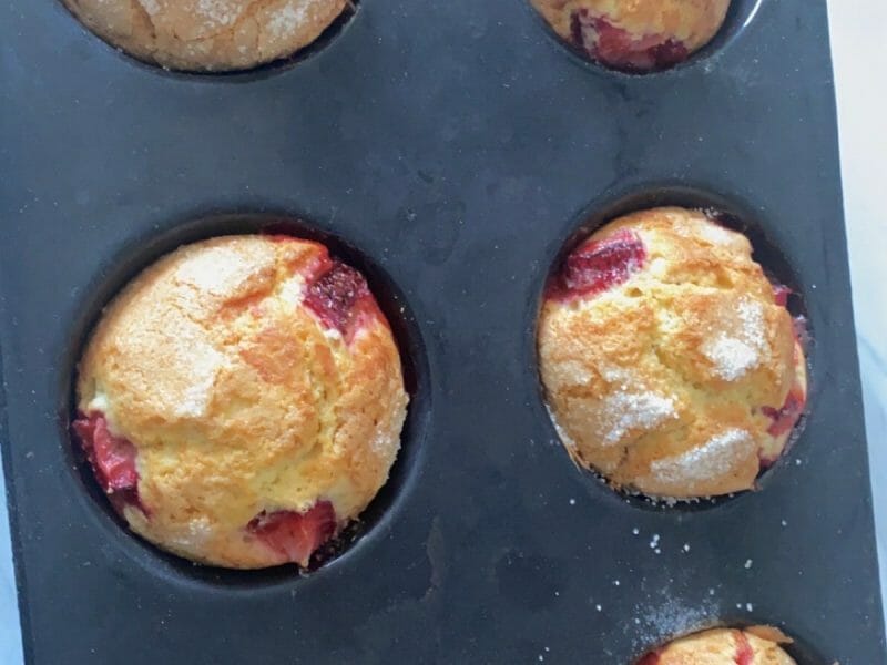 Cliquez pour zoomer ! Muffins aux fraises Thermomix par zahra2a30
