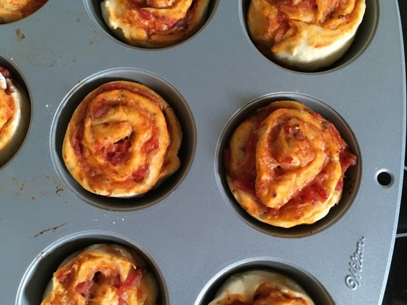 Cliquez pour zoomer ! Pizza rolls jambon champignons Thermomix par ChrisN