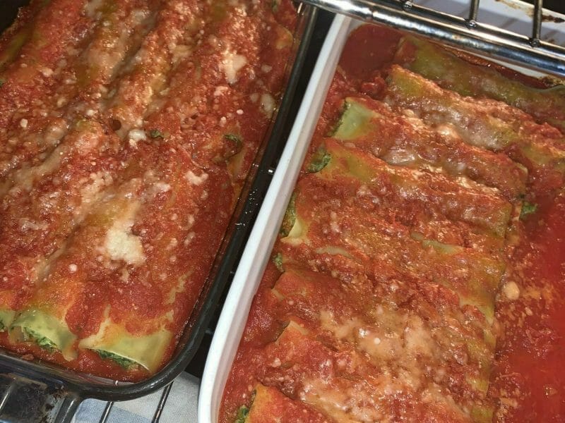 Cliquez pour zoomer ! Cannelloni ricotta et épinards Thermomix par goms7