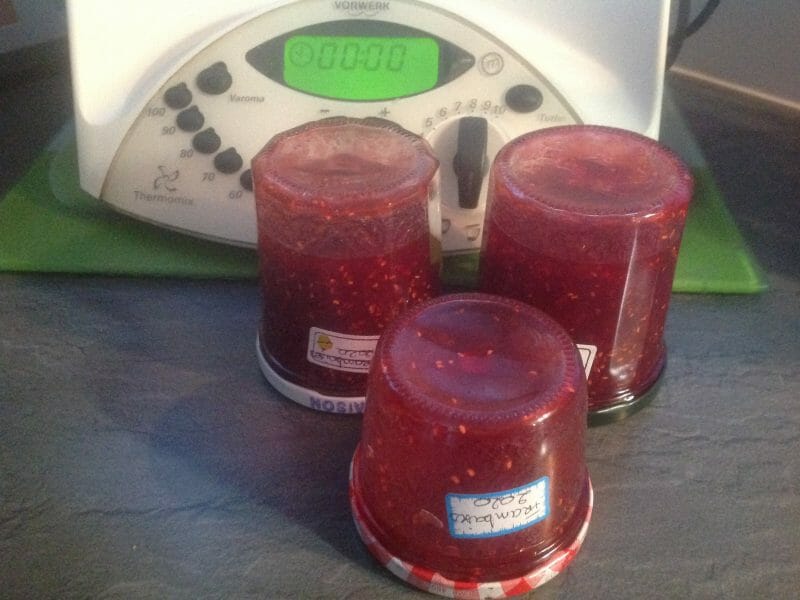 Cliquez pour zoomer ! Confiture de framboises Thermomix par Lolit73